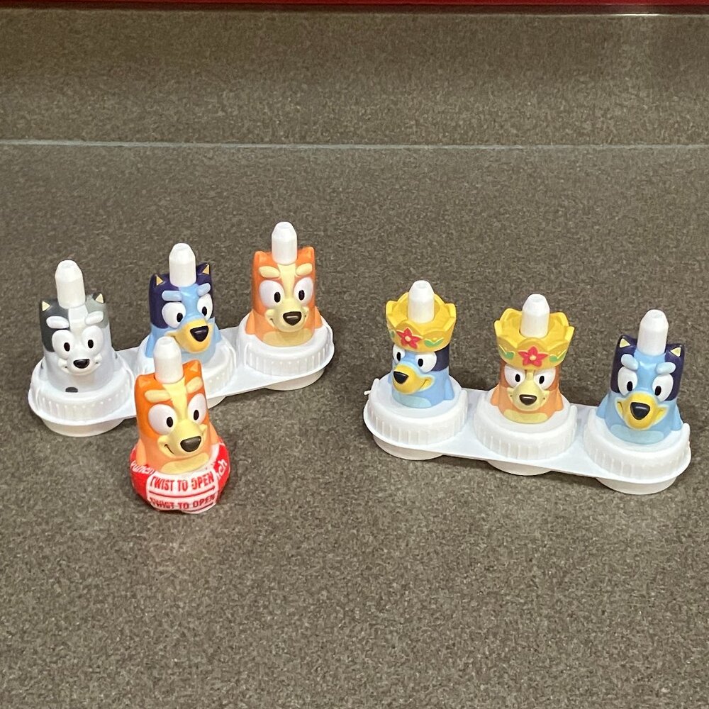 7 NEW! Bluey Good2Grow Toppers